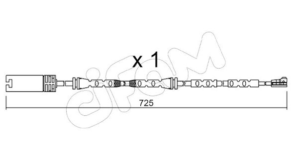 CIFAM SENSORE P.FRENO
