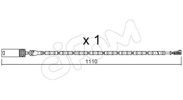 CIFAM SENSORE P.FRENO