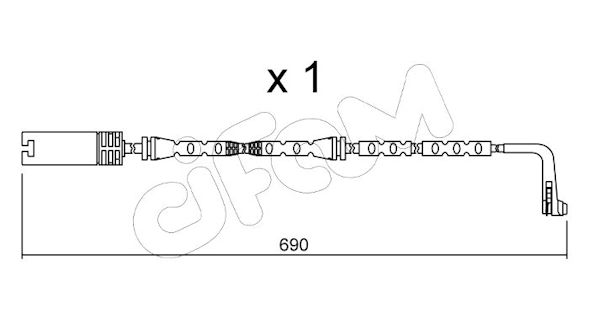 CIFAM SENSORE P.FRENO