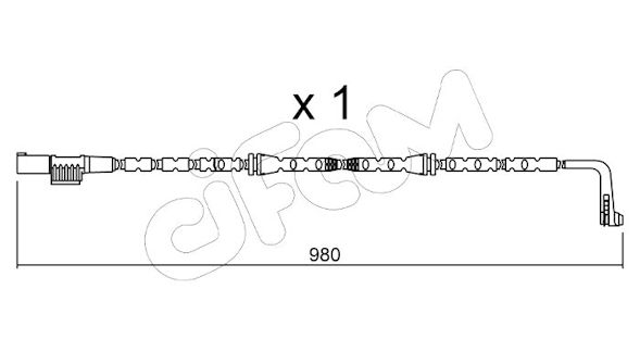 CIFAM SENSORE P.FRENO