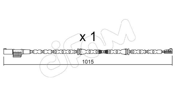 CIFAM SENSORE P.FRENO