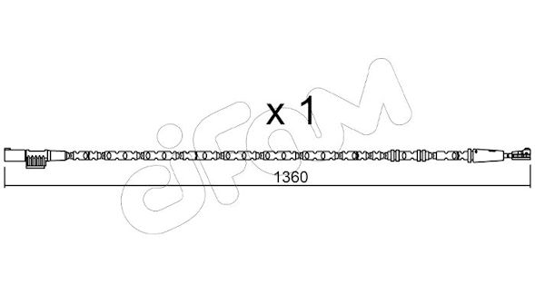 CIFAM SENSORE P.FRENO
