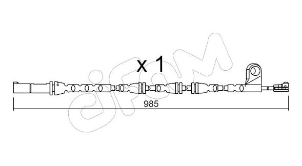 CIFAM SENSORE P.FRENO