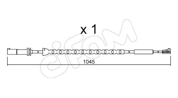 CIFAM SENSORE P.FRENO