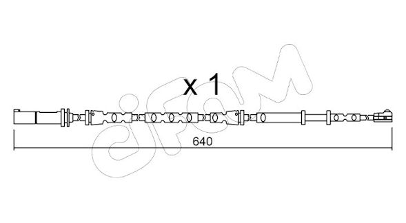 CIFAM SENSORE P.FRENO