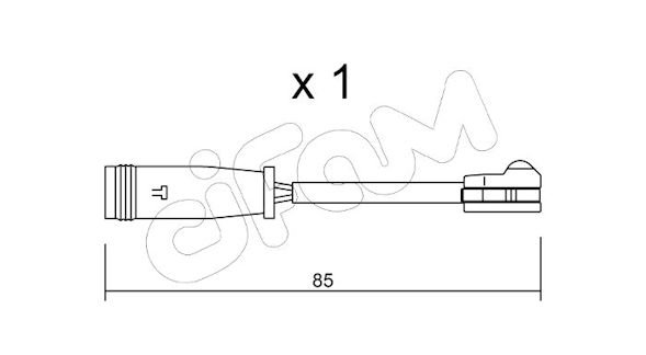 CIFAM SENSORE P.FRENO