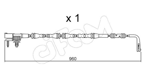 CIFAM SENSORE P.FRENO