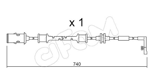 CIFAM SENSORE P.FRENO
