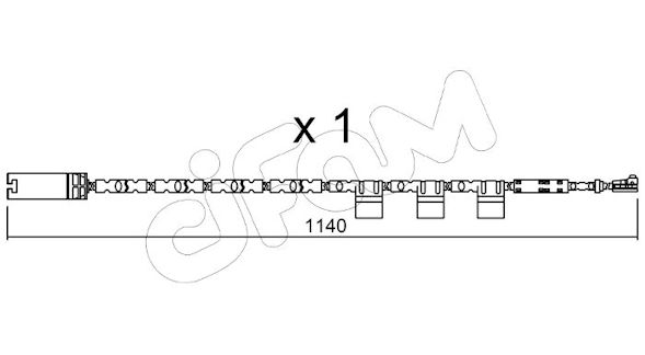 CIFAM SENSORE P.FRENO