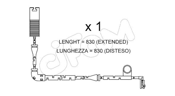 CIFAM SENSORE P.FRENO