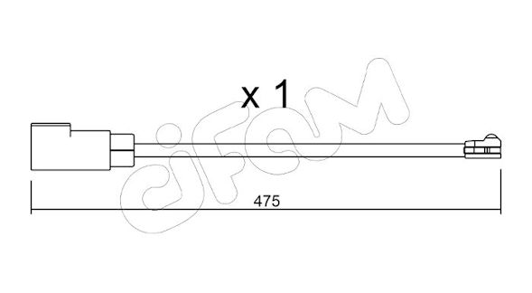 CIFAM SENSORE P.FRENO