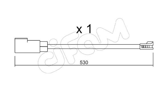 CIFAM SENSORE P.FRENO