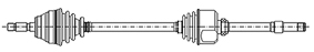 Albero motore/semiasse CIFAM 655-737