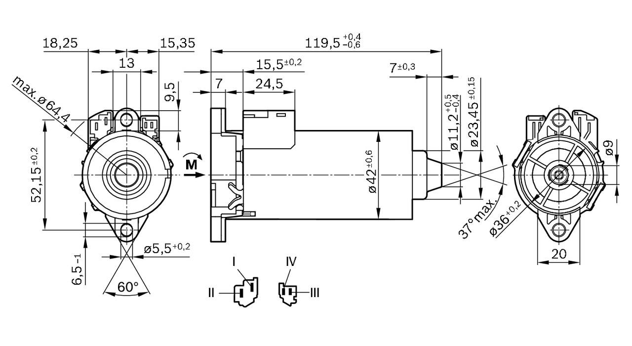 BOSCH MOTORINO REGOLATORE
