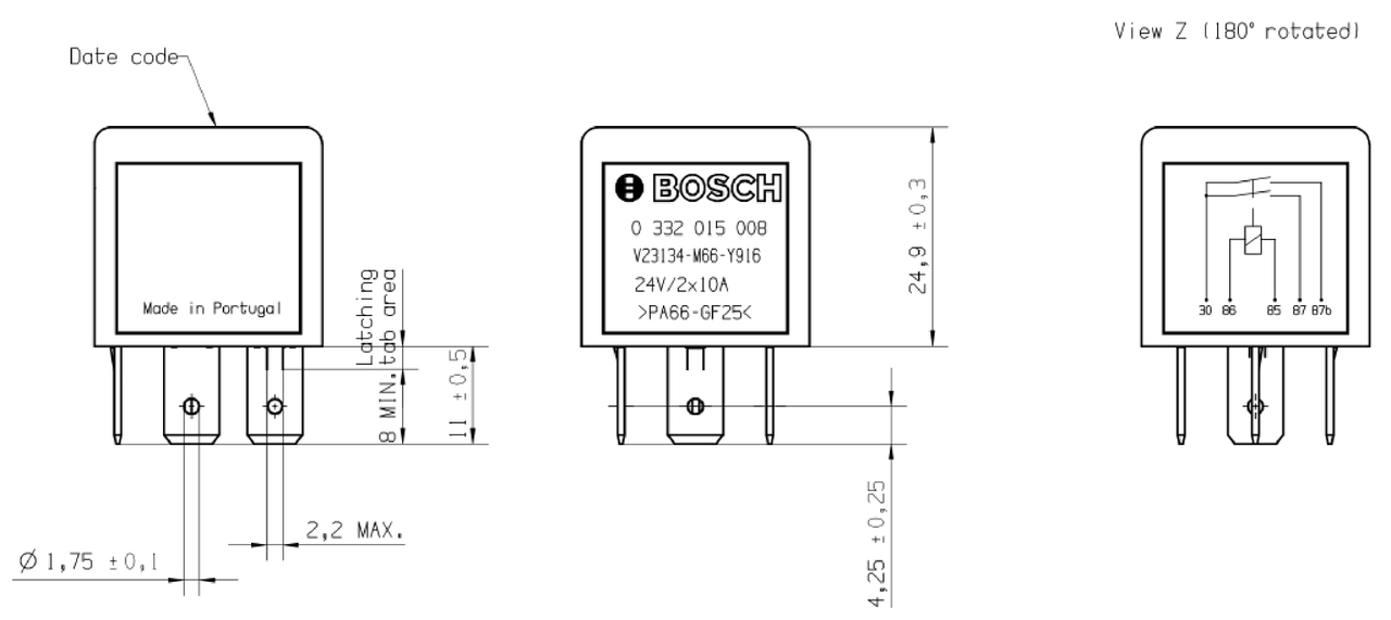 BOSCH MINI RELE