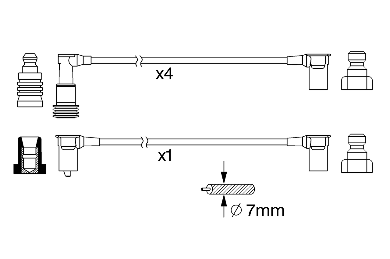 BOSCH KIT CAVI D