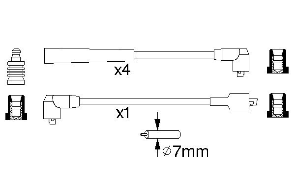 BOSCH KIT CAVI D