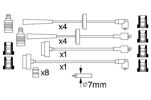 BOSCH KIT CAVI D