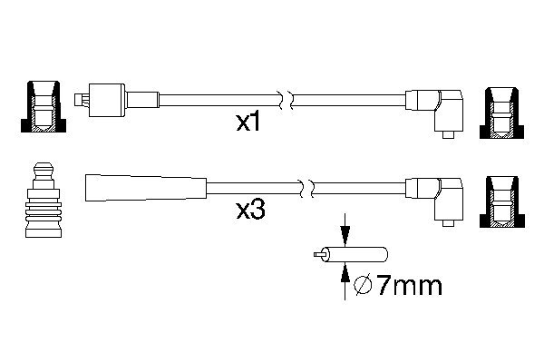 BOSCH KIT CAVI D