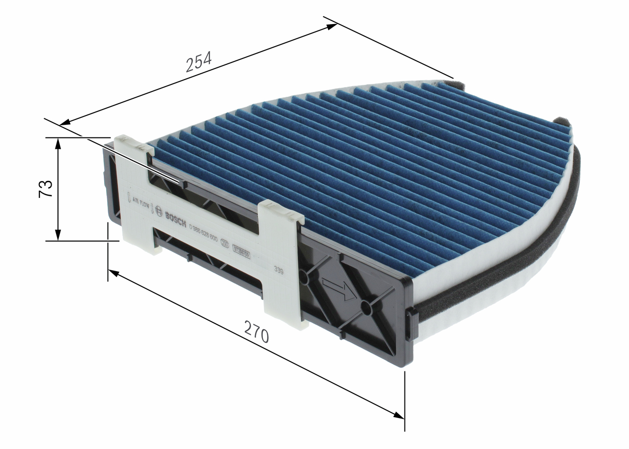 BOSCH FILTRO ABIT. CARBONE ATTIV