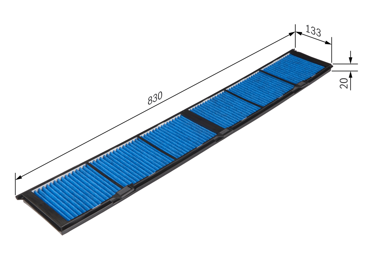 FILTRO ANTIPOLLINE AI CARBONI ATTIVI BMW 116d320d E90