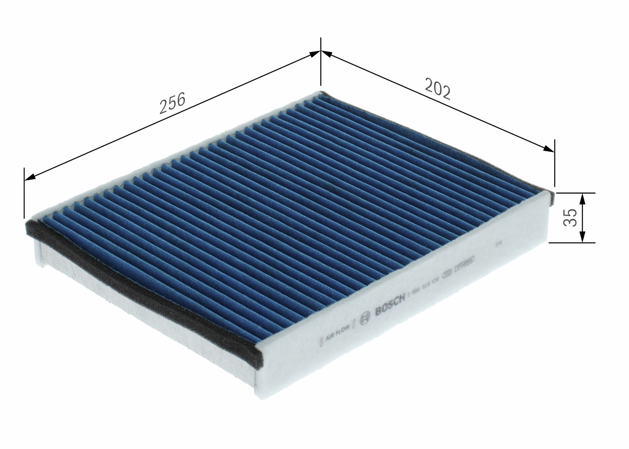 BOSCH FILTRO ABIT. CARB. ATTIVO