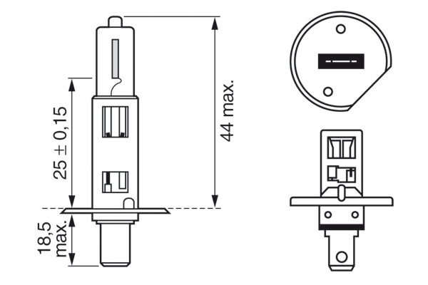 LAMPADA PURE LIGHT H1 55W 12V