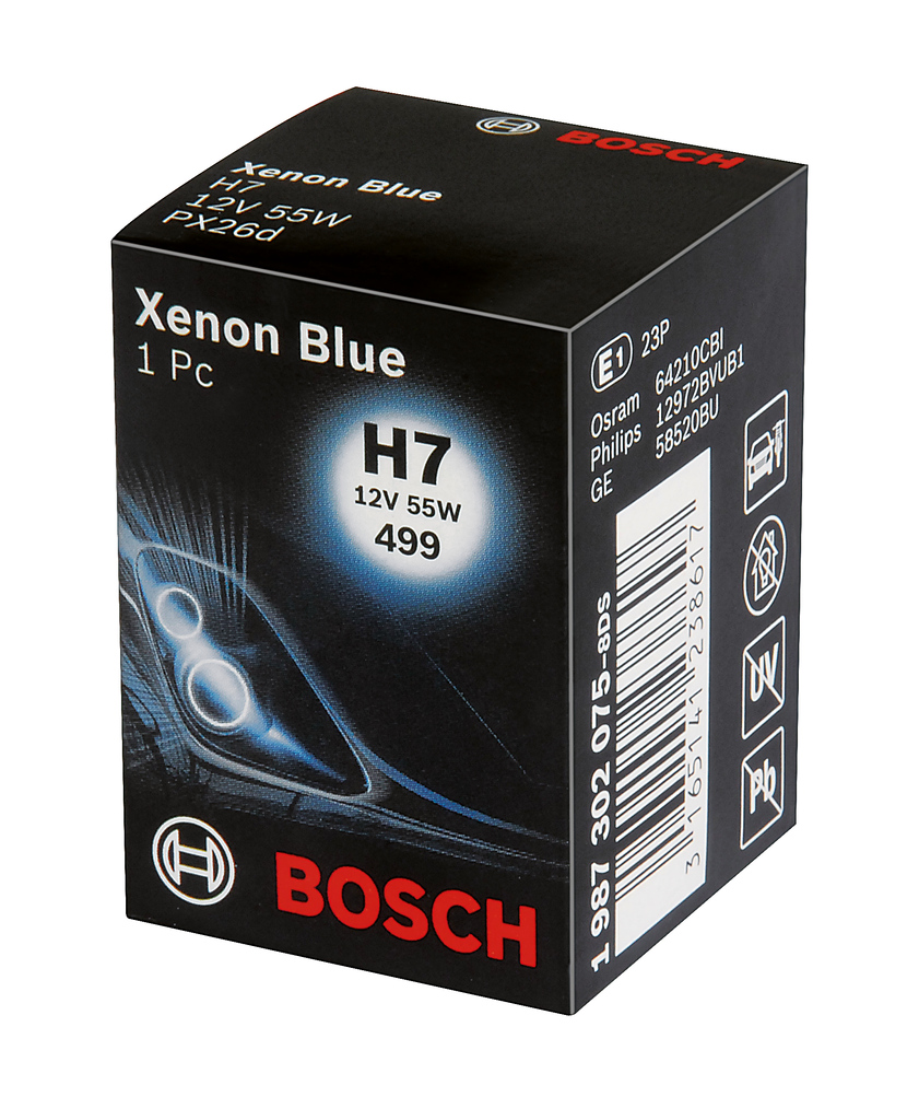 LAMPADA XENON BLUE H7 55W 12V