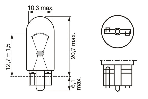 LAMPADINA, INDICATORE DIREZIONE