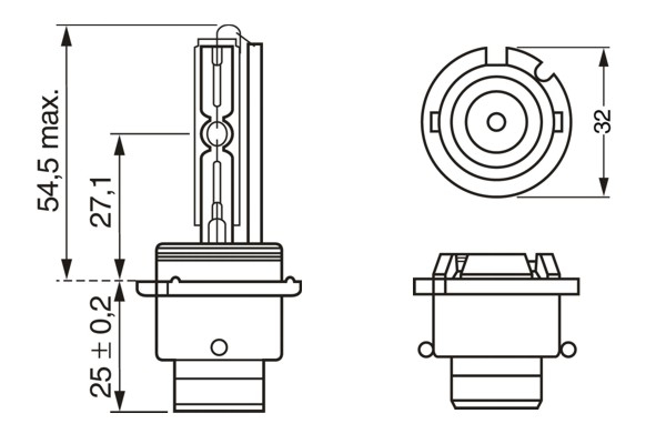 BOSCH LAMPADA A SCARICA
