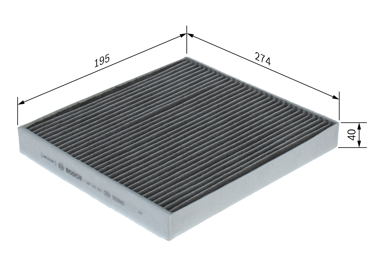 BOSCH FILTRO ABIT CARBONE ATTIV