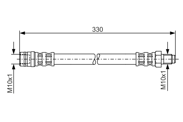 TUBO FLESSIBILE FRENO