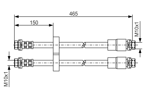 TUBO FLESSIBILE FRENO