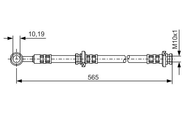 TUBO FLESSIBILE FRENO