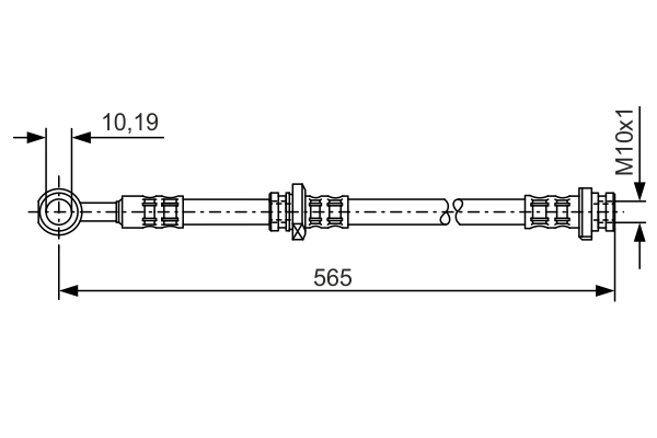 TUBO FLESSIBILE FRENO