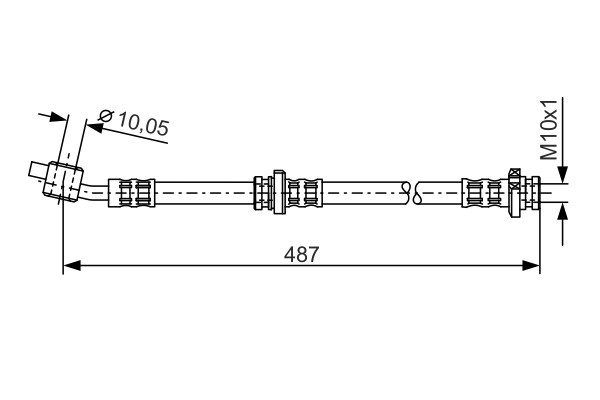 TUBO FLESSIBILE FRENO