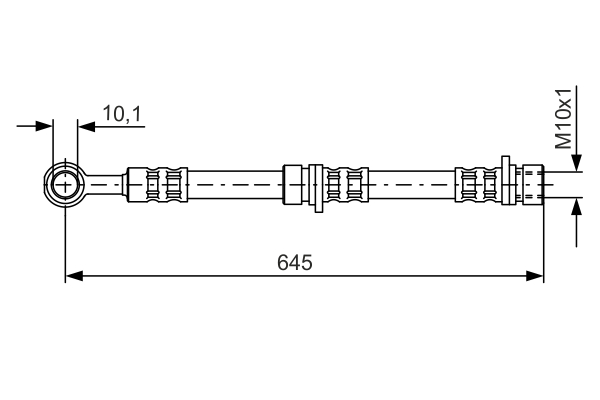 TUBO FLESSIBILE FRENO