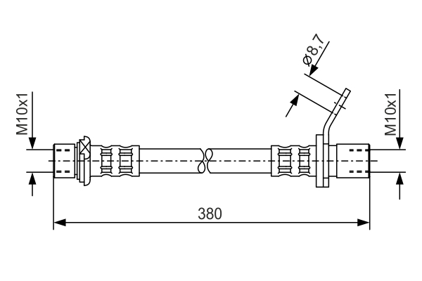 TUBO FLESSIBILE FRENO