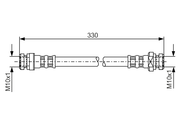 TUBO FLESSIBILE FRENO