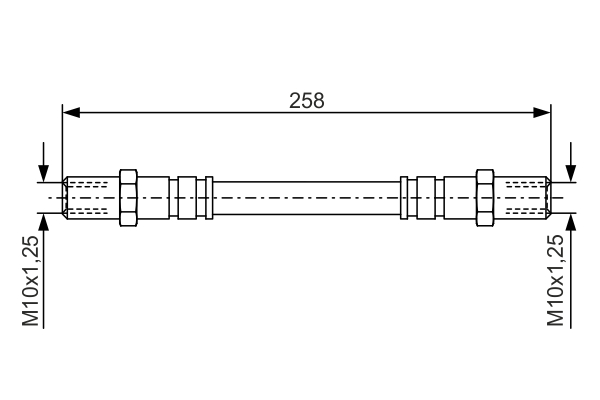 BOSCH TUBO FLESSIBILE FRENO
