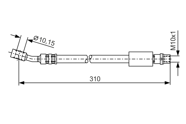 TUBO FLESSIBILE FRENO