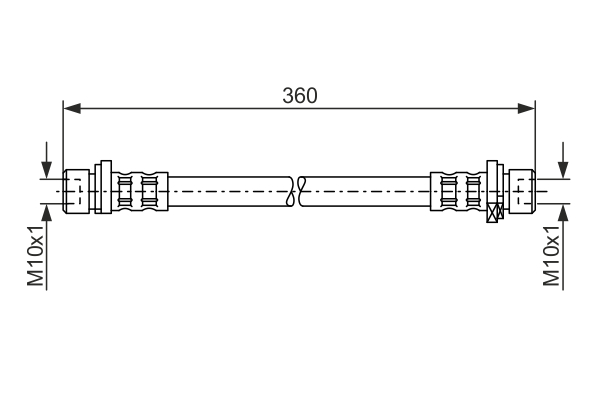 TUBO FLESSIBILE FRENO