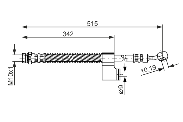 TUBO FLESSIBILE FRENO