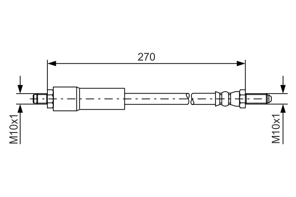 TUBO FLESSIBILE FRENO