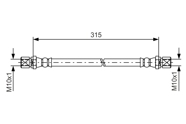 TUBO FLESSIBILE FRENO
