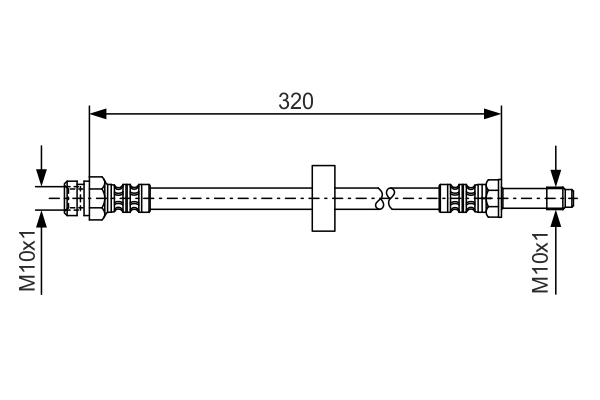 TUBO FLESSIBILE FRENO