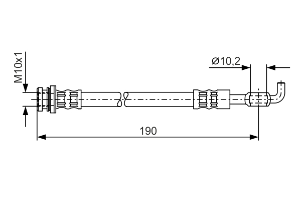 TUBO FLESSIBILE FRENO