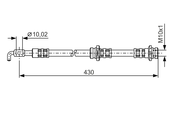 TUBO FLESSIBILE FRENO