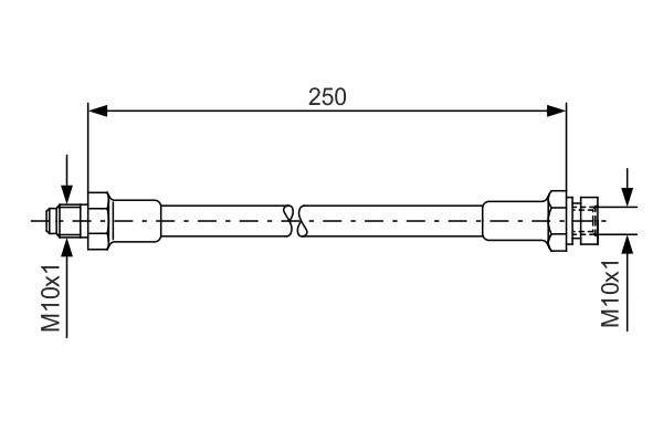 TUBO FLESSIBILE FRENO