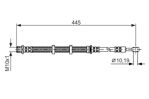 TUBO FLESSIBILE FRENO